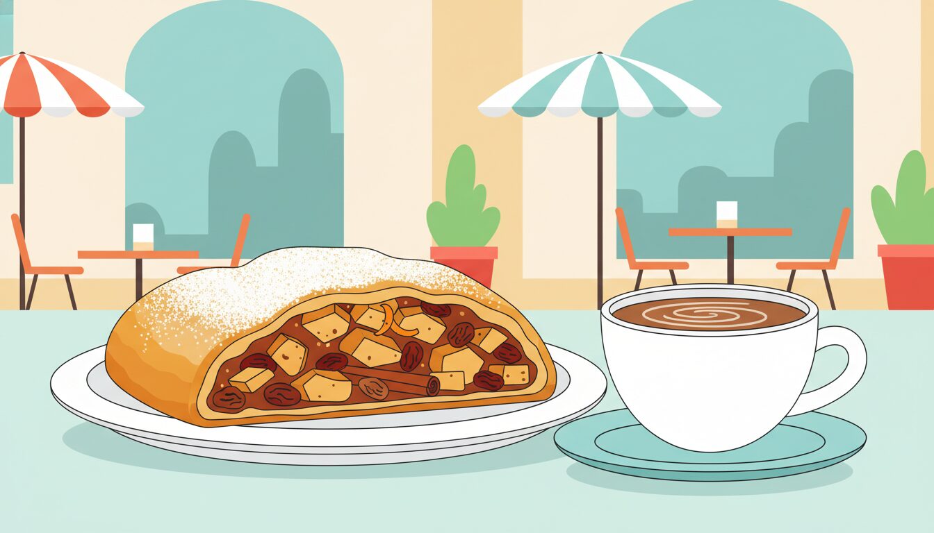 #AppleStrudelDay illustration