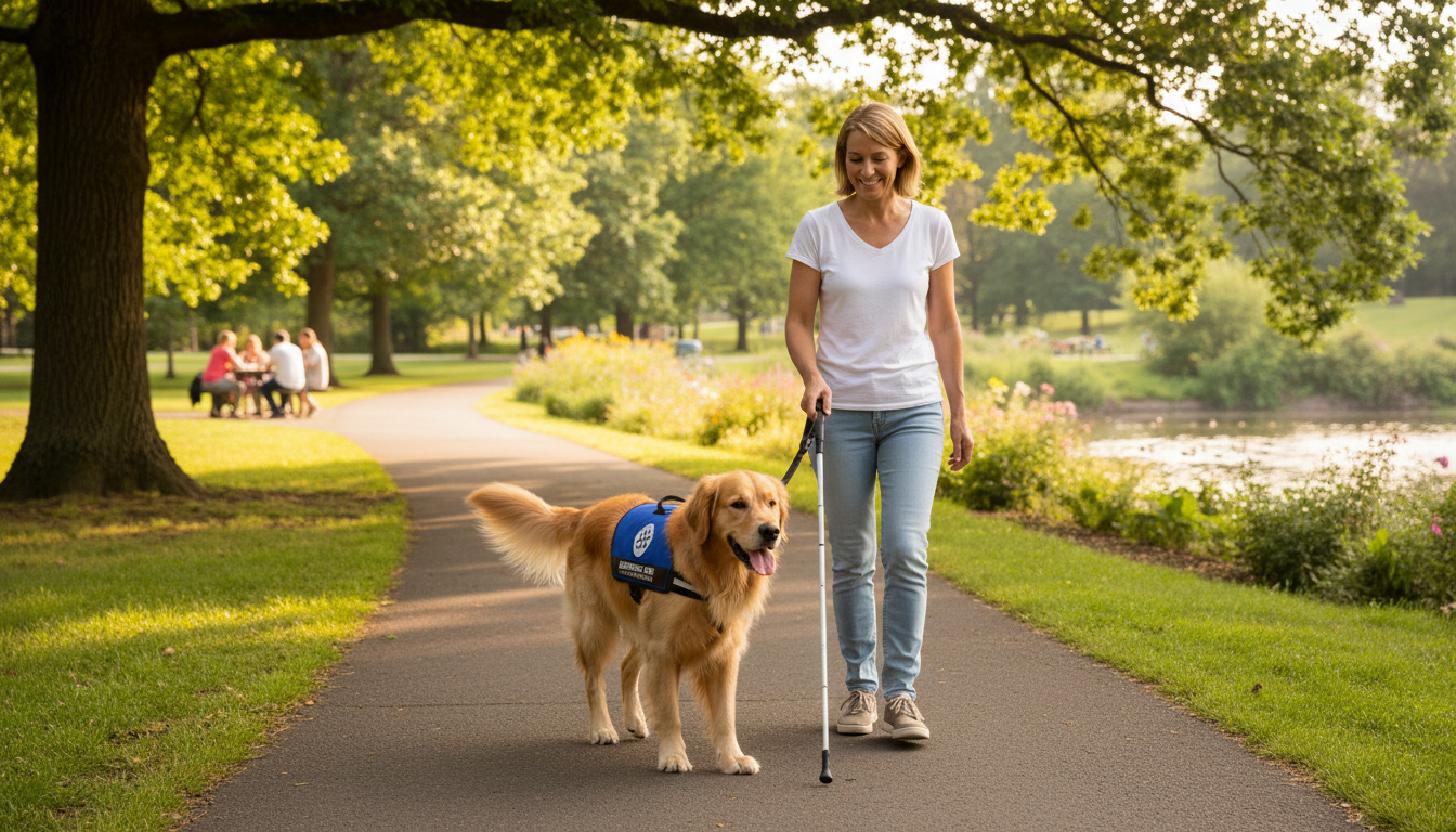 #AssistanceDogDay illustration