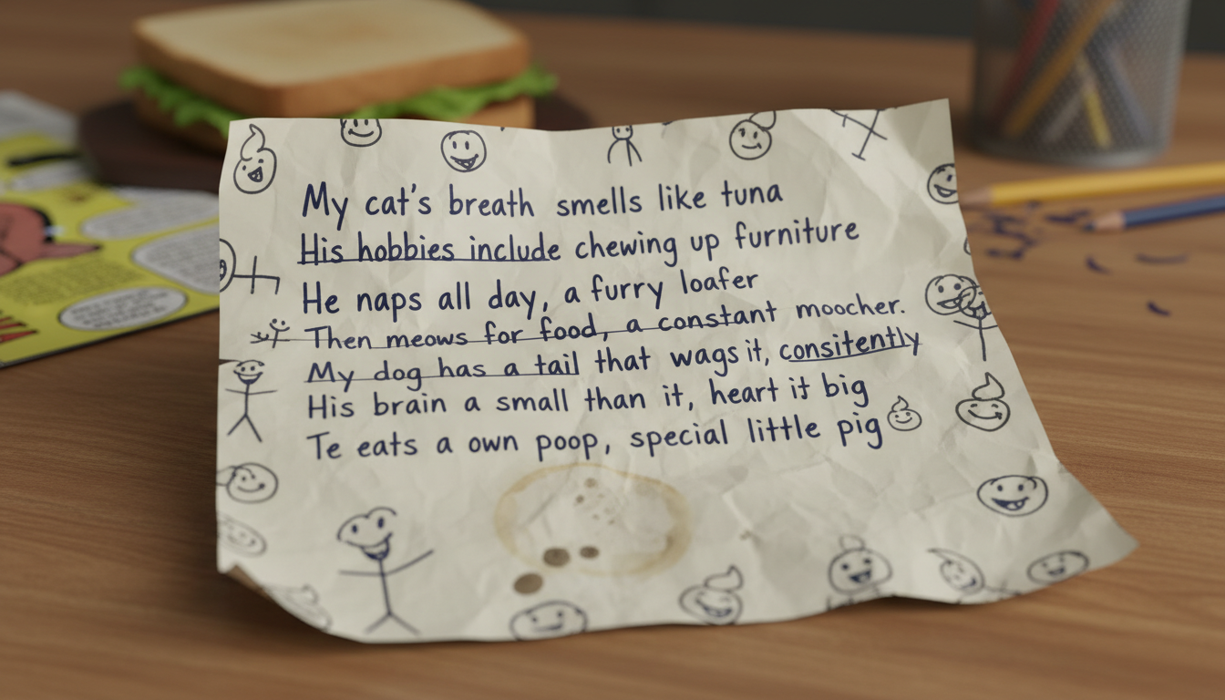 #BadPoetryDay illustration