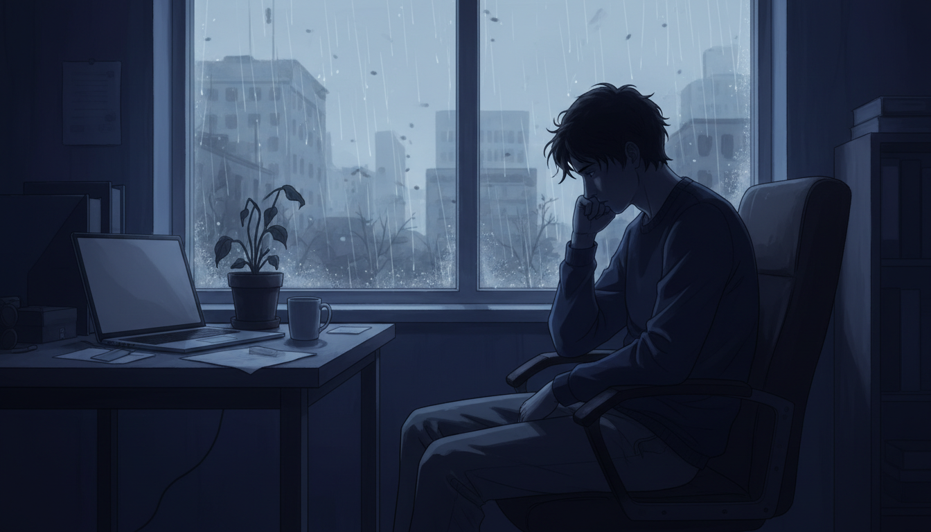 #BlueMonday illustration