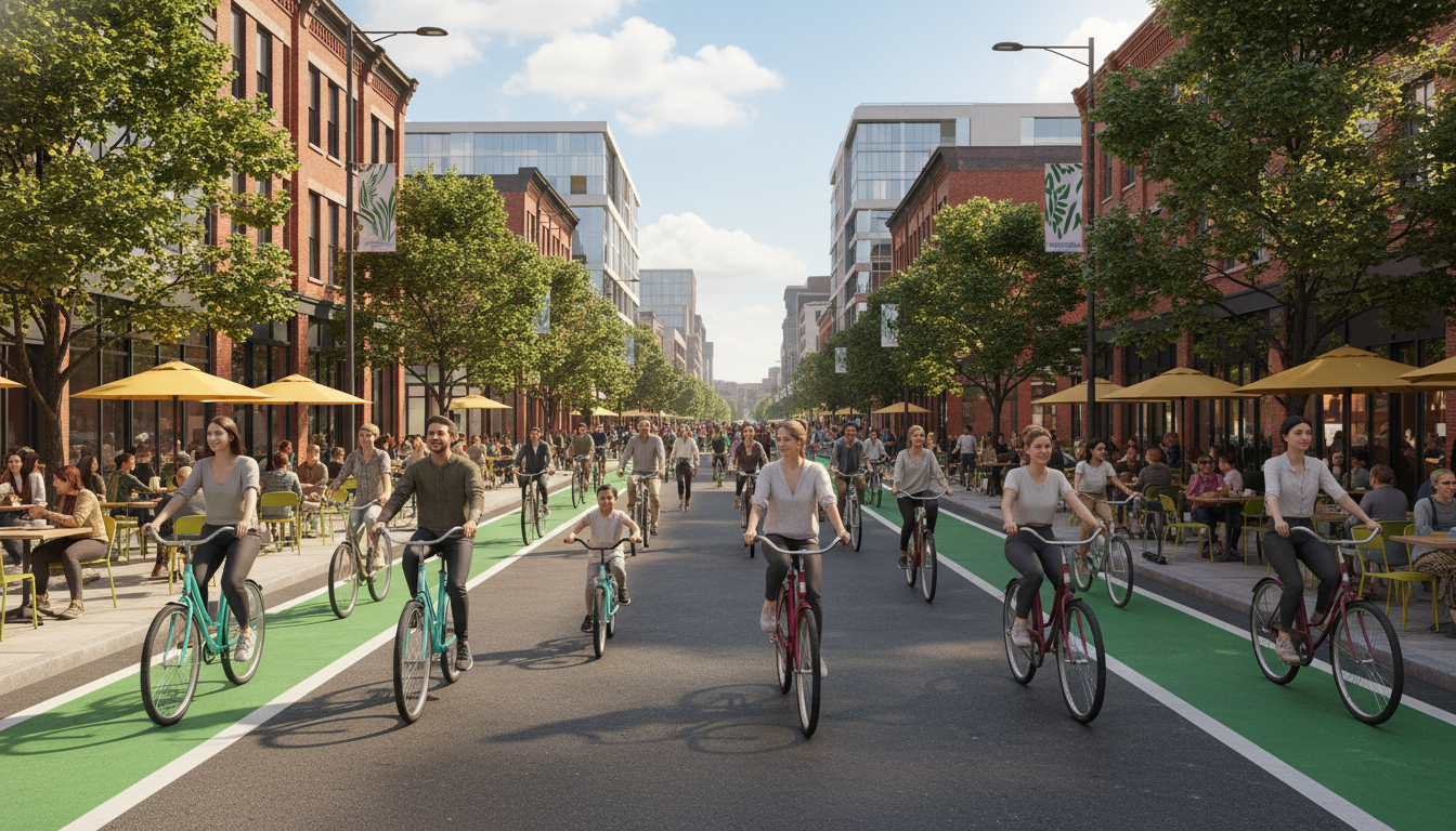 #CarFreeDay illustration