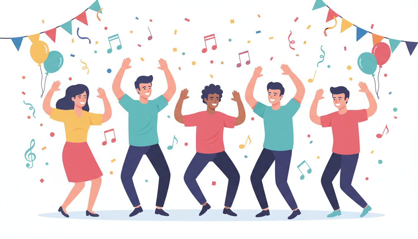 #ChickenDanceDay illustration