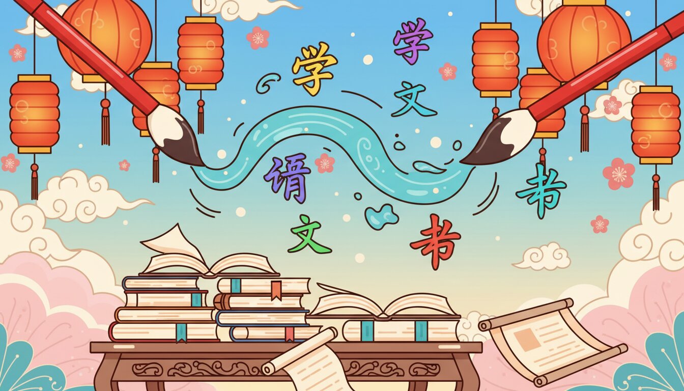 #ChineseLanguageDay illustration