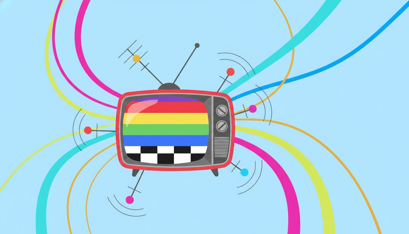 #ColorTVDay illustration