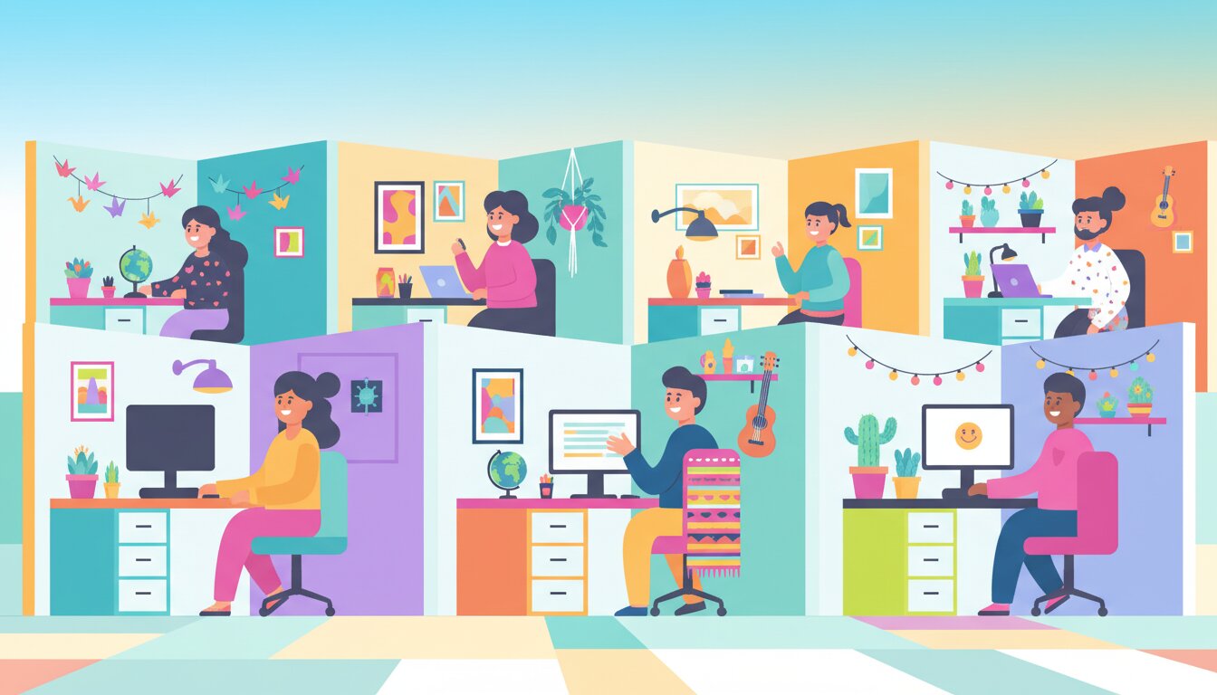 #CubicleDay illustration