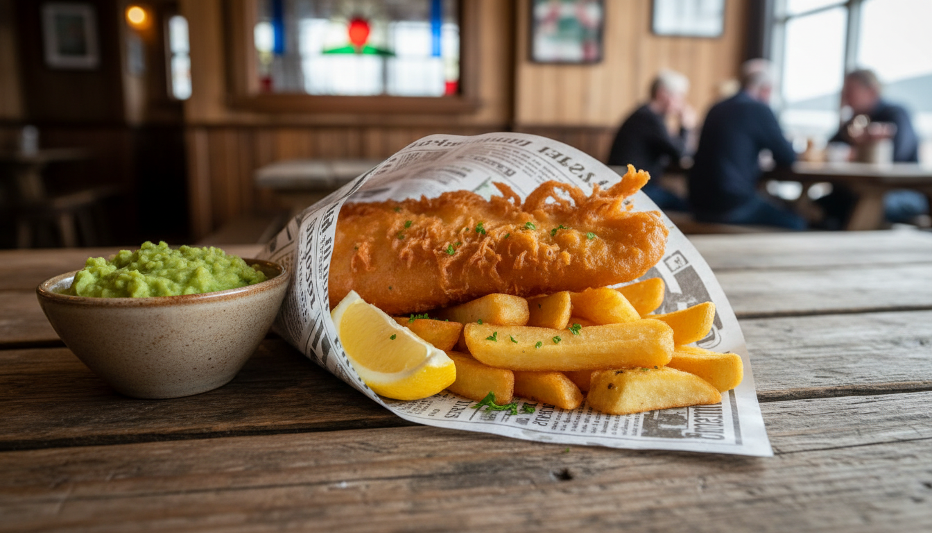 #FishAndChipDay illustration