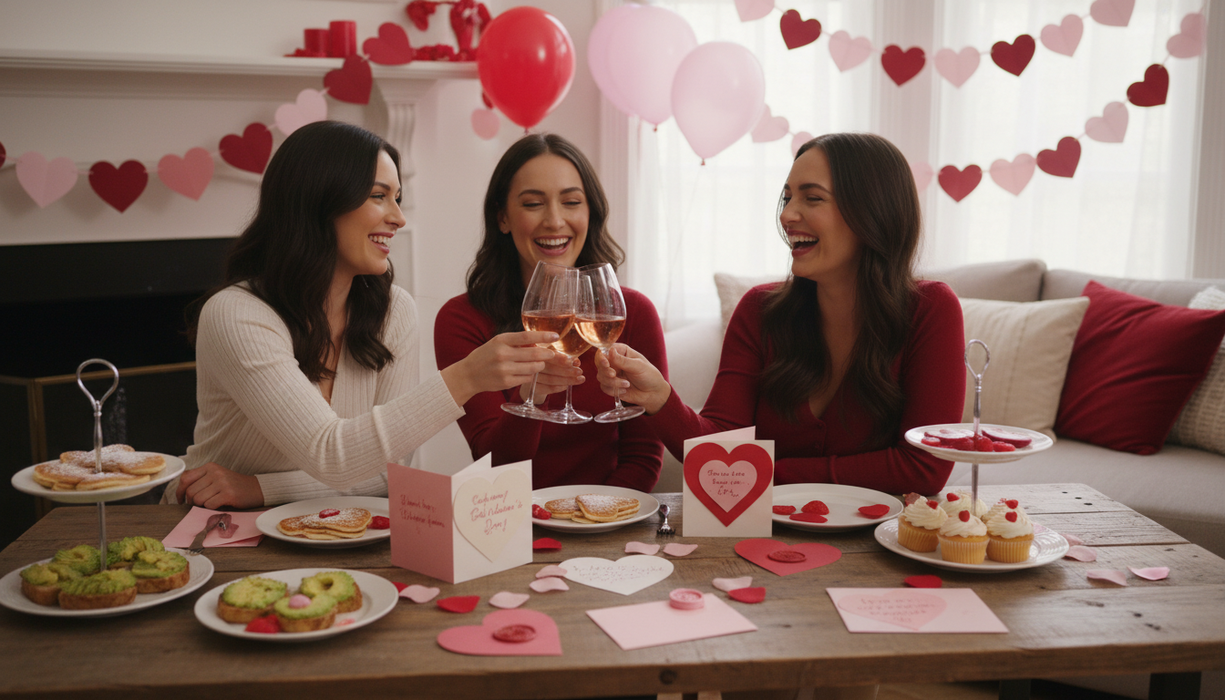 #GalentinesDay illustration