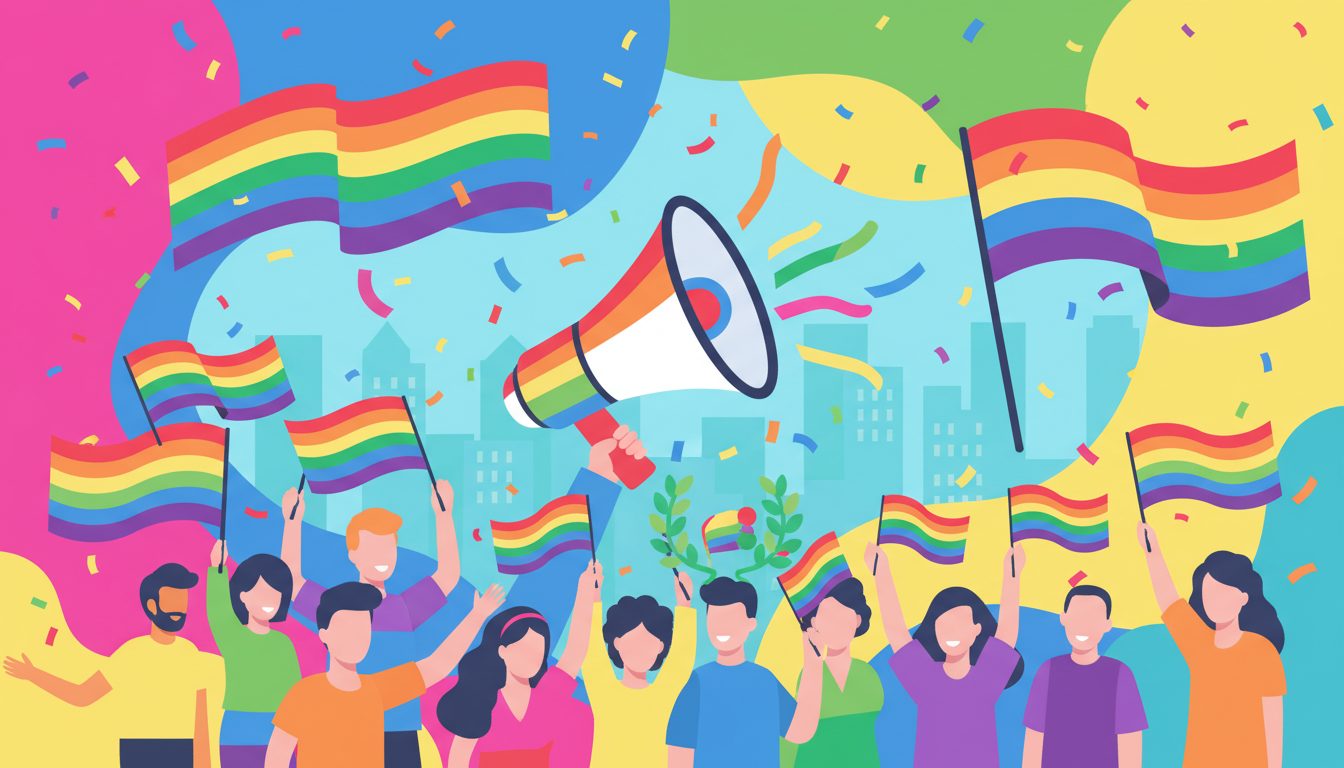 #HarveyMilkDay illustration