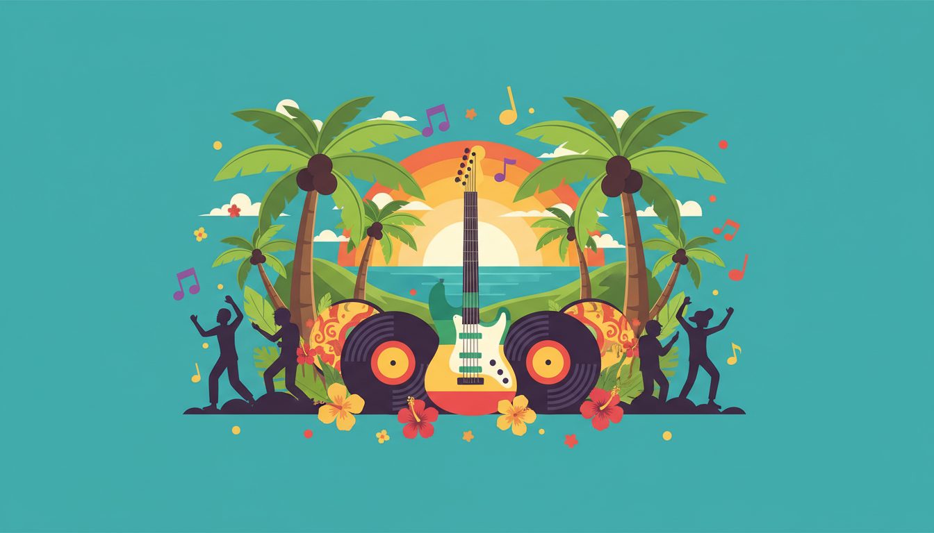 #InternationalReggaeDay illustration