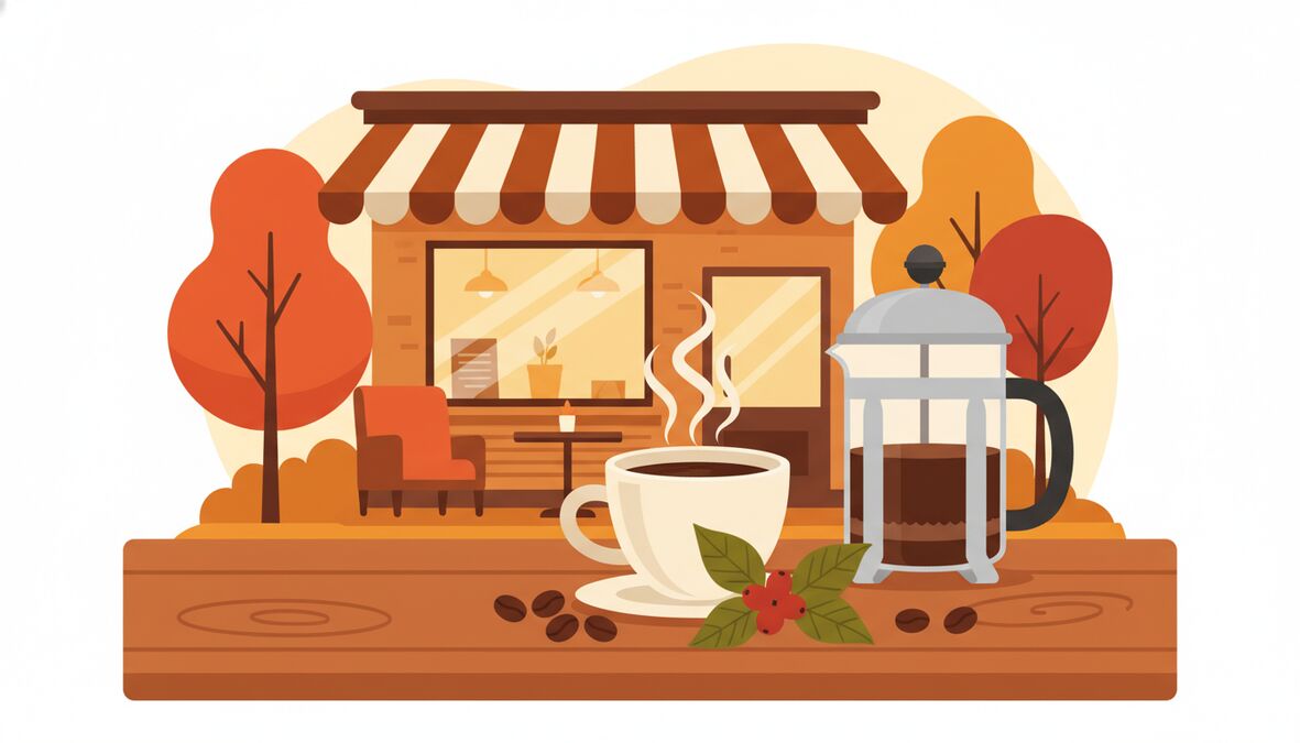 #InternationalCoffeeDay illustration