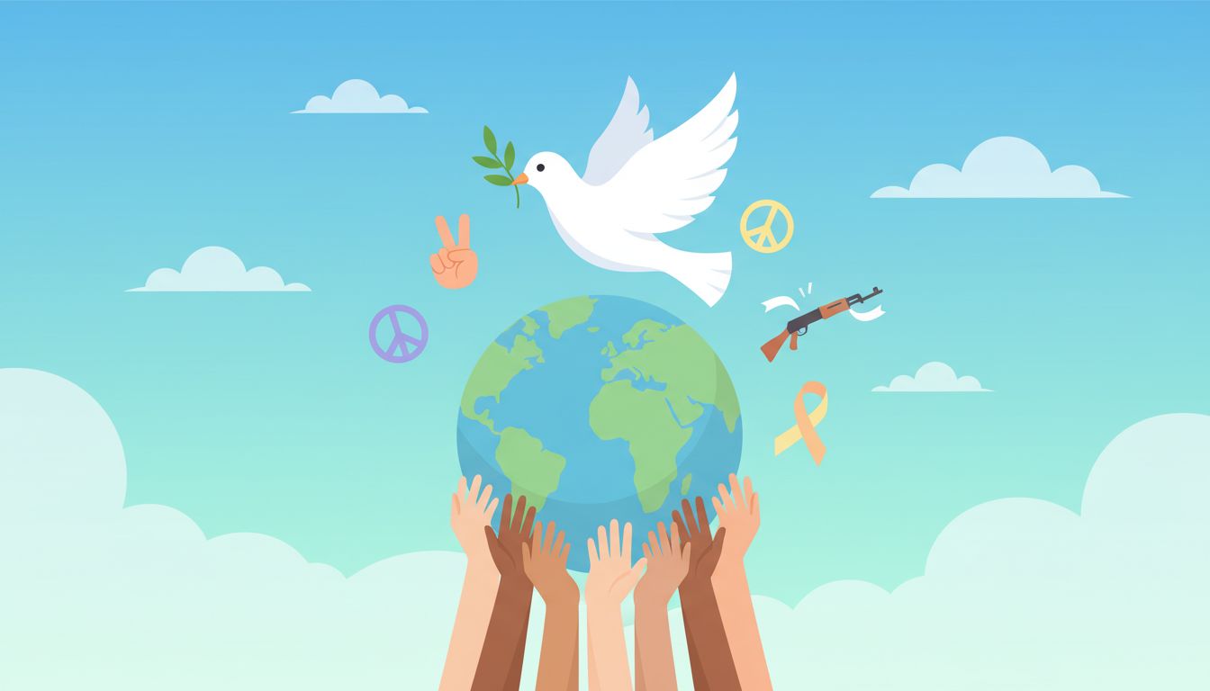 #InternationalDayOfPeace illustration