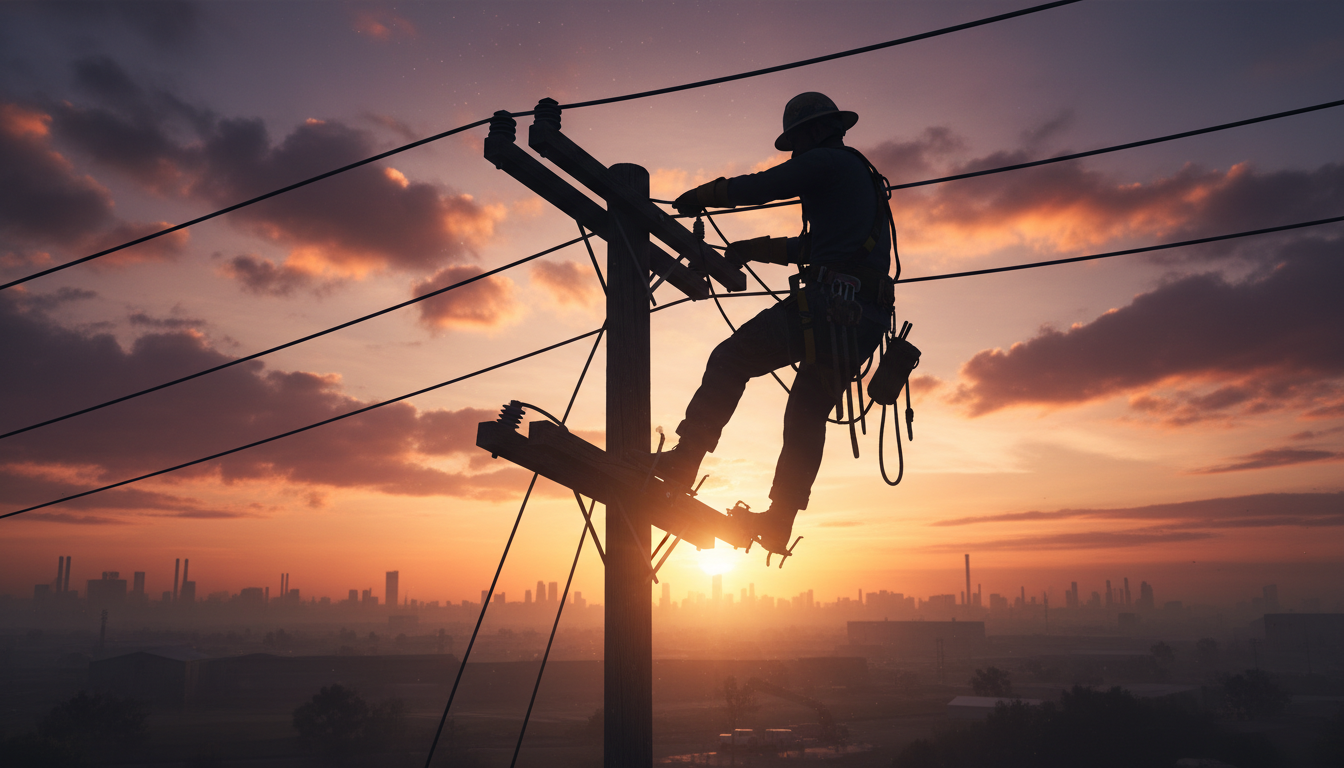 #LinemanAppreciationDay illustration