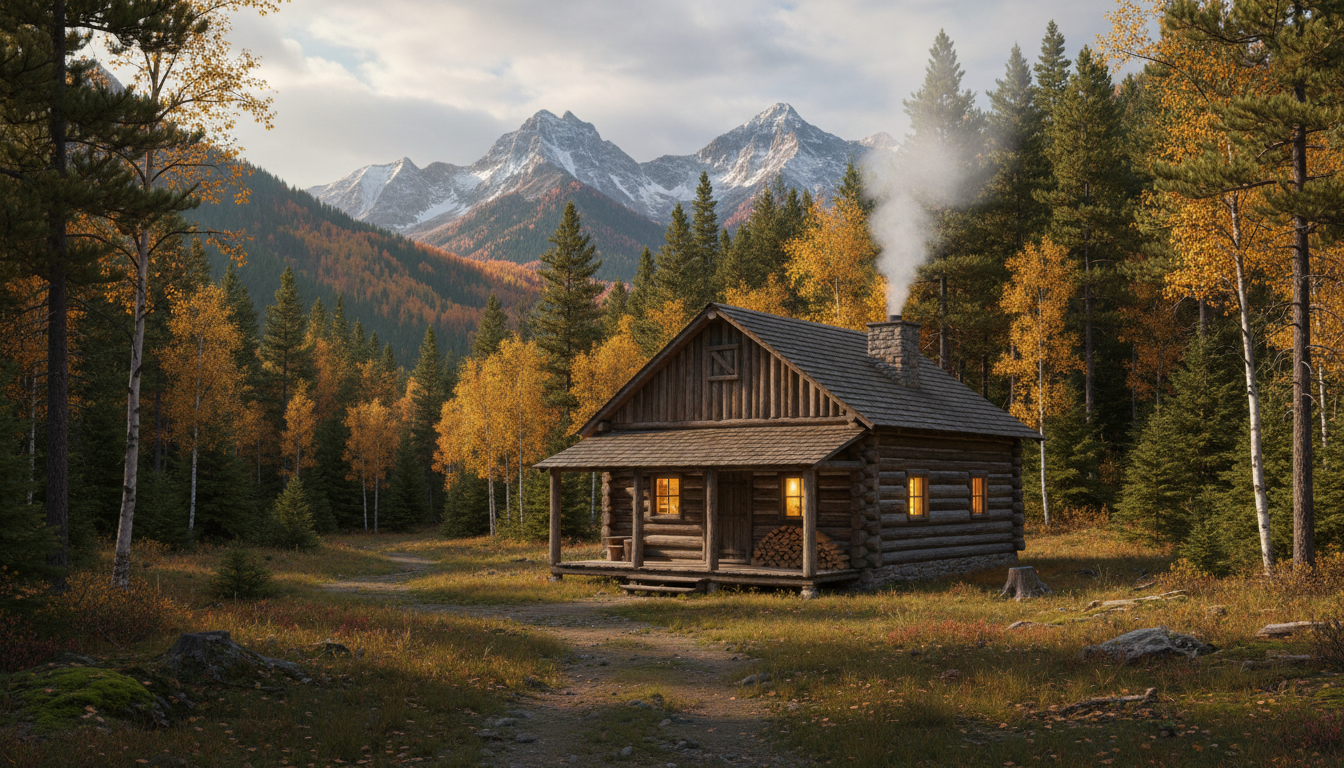 #LogCabinDay illustration