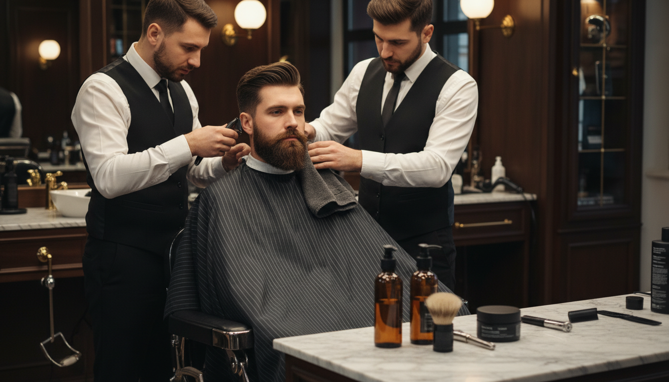 #MensGroomingDay illustration