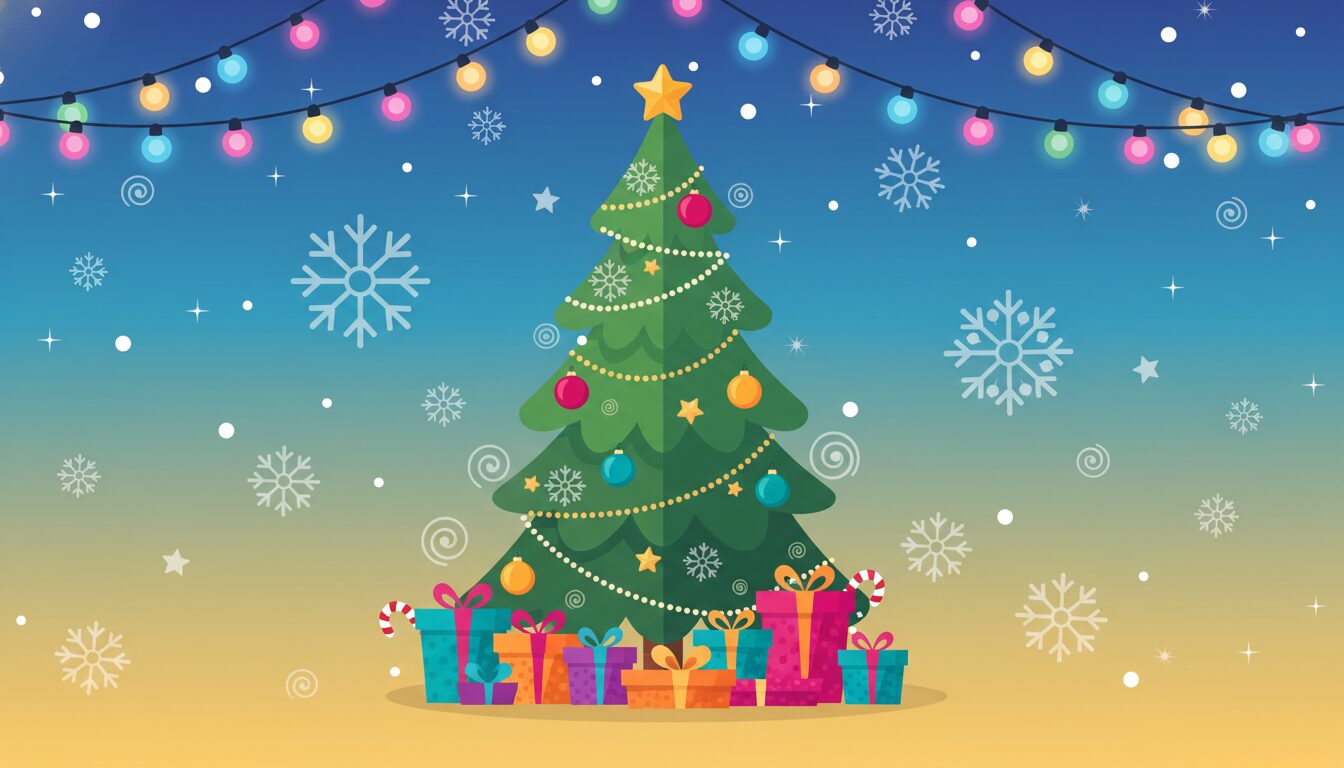 #ChristmasTidings illustration