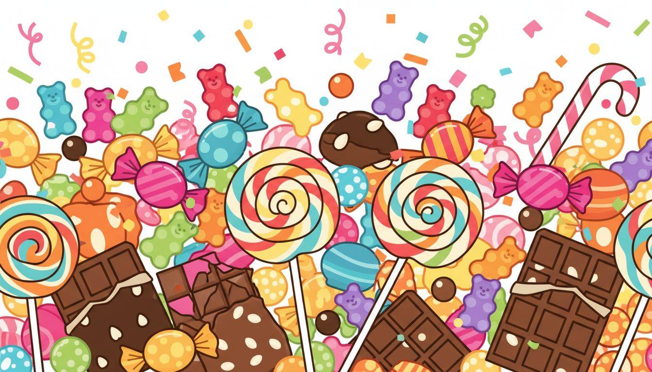 #NationalCandyDay illustration
