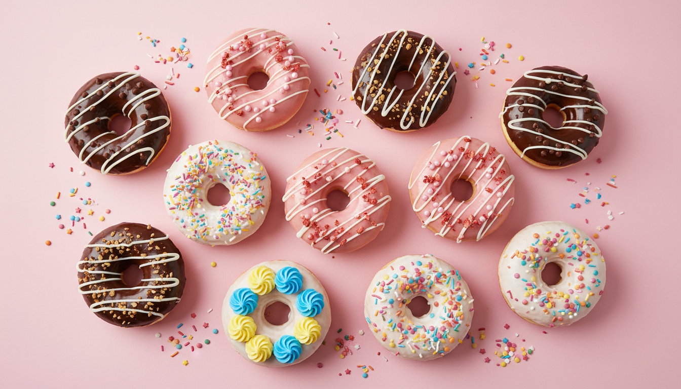 #NationalDonutDay illustration