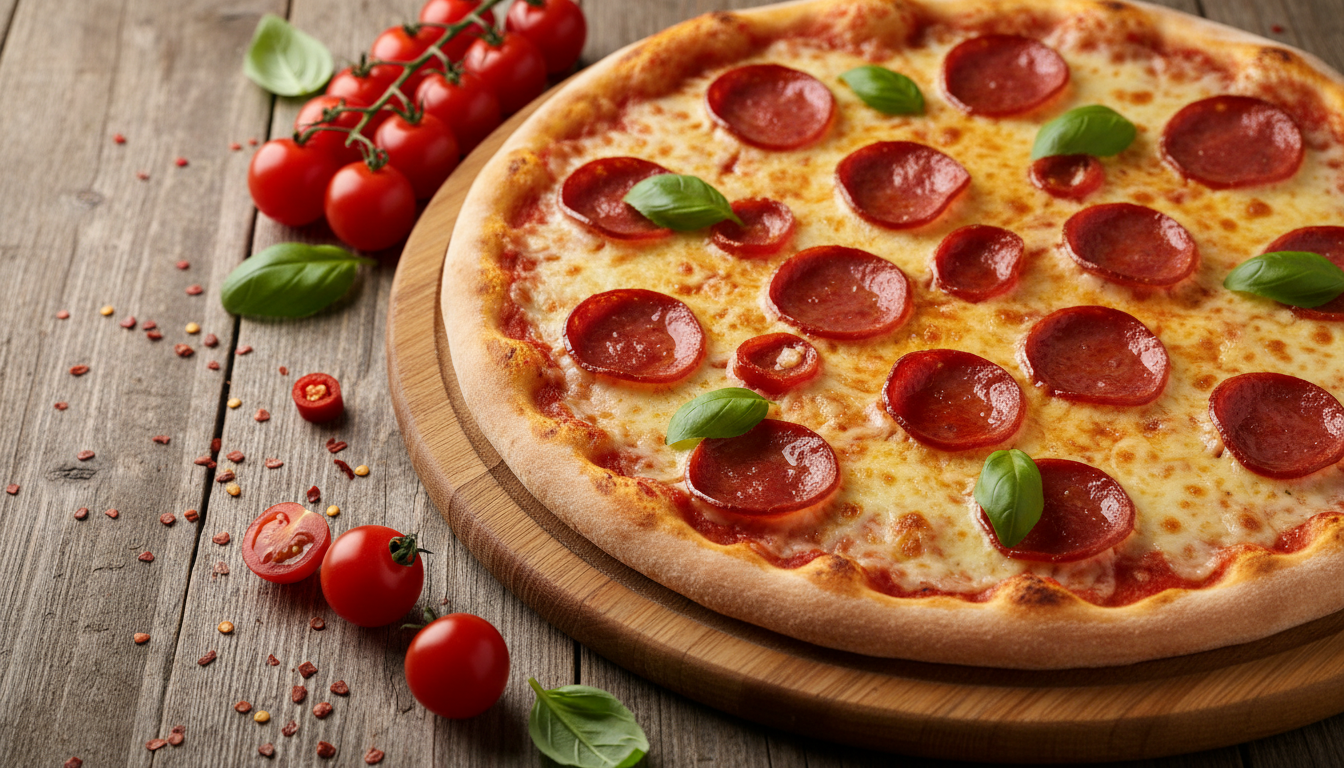 #NationalPizzaDay illustration