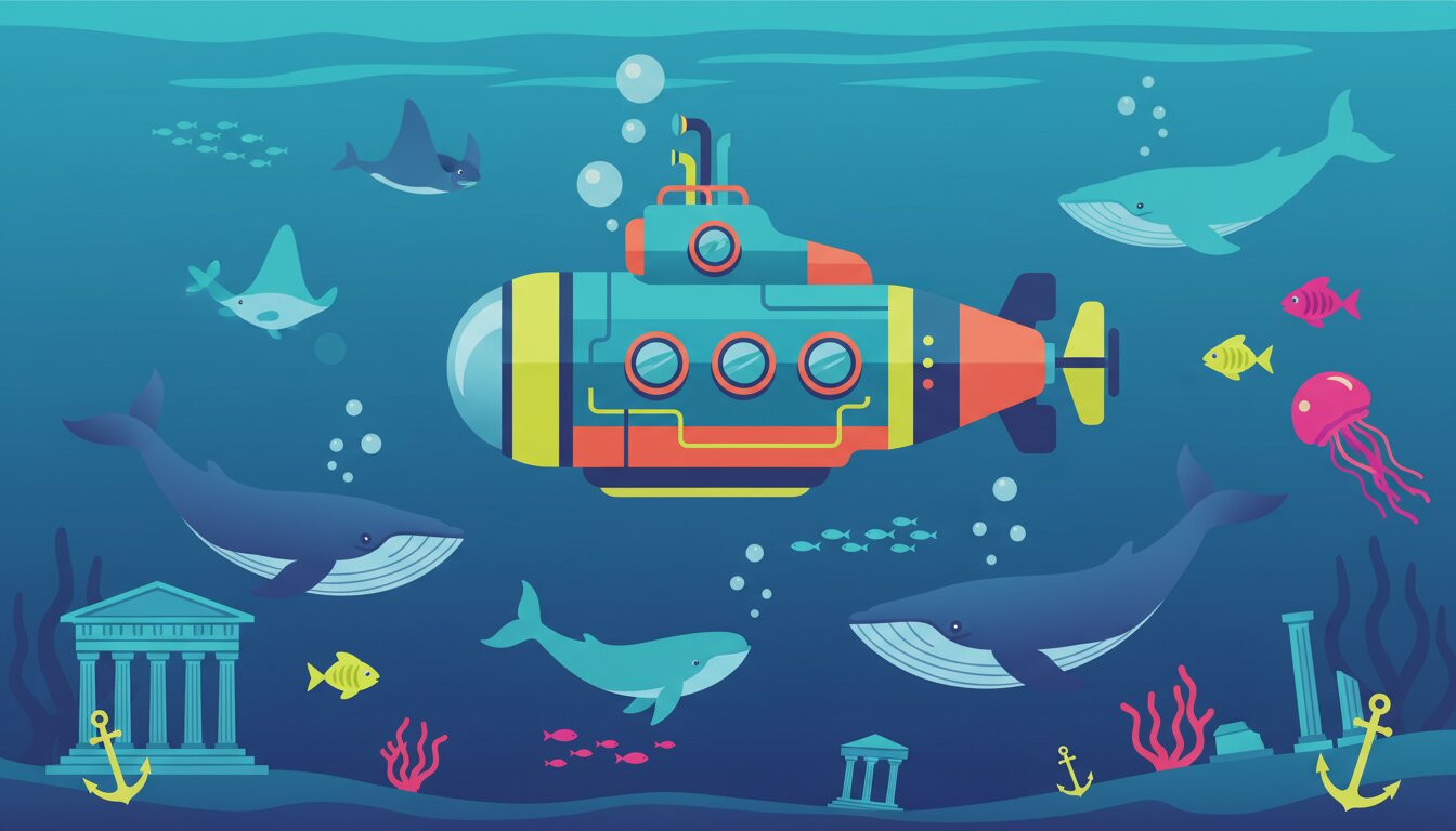 #NationalSubmarineDay illustration