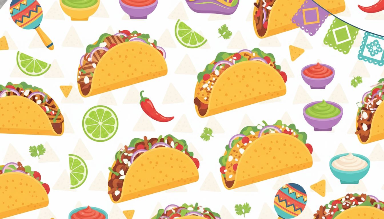#NationalTacoDay illustration