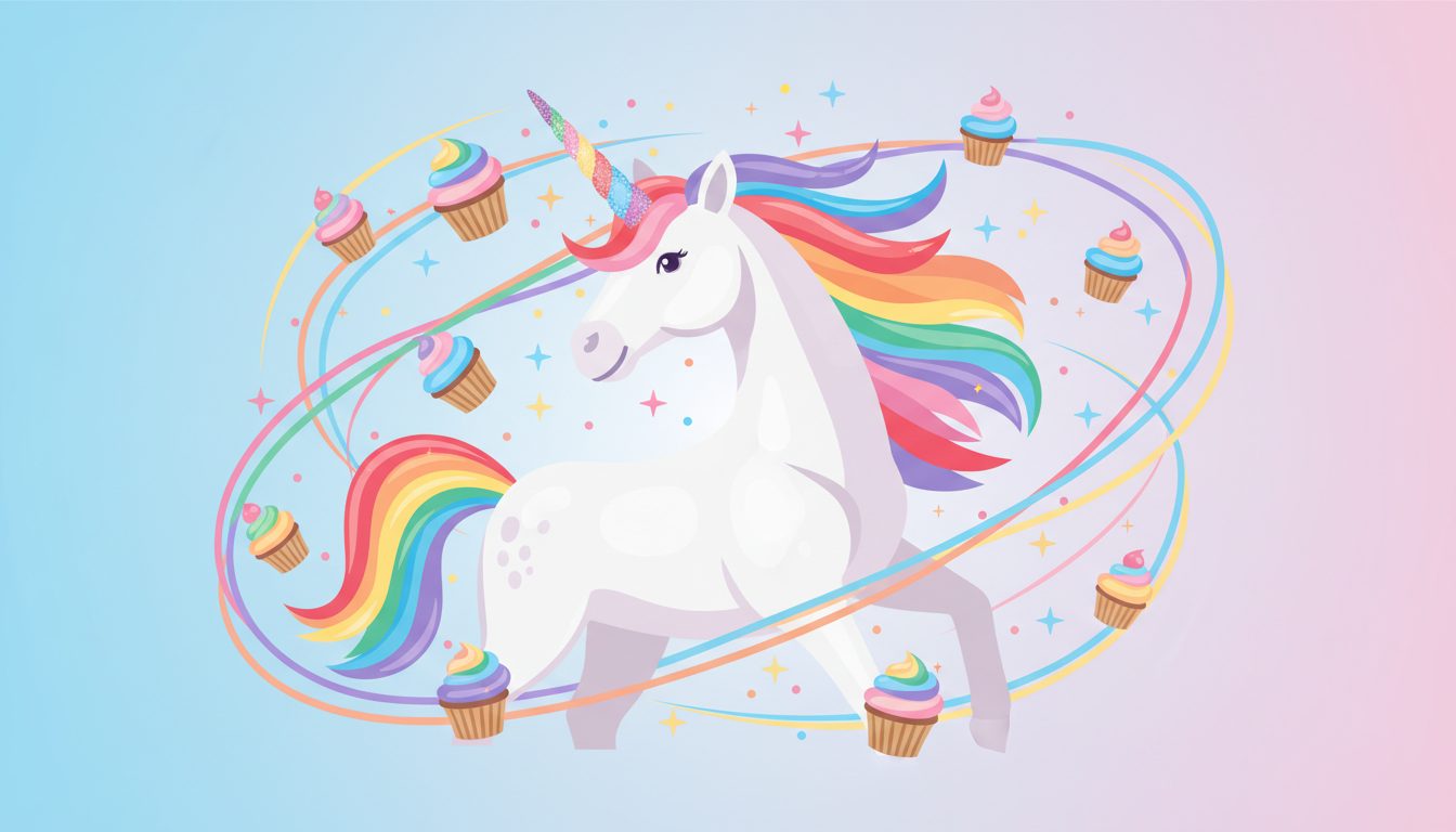 #NationalUnicornDay illustration