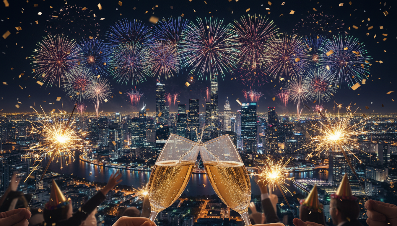 #NewYearsEve illustration