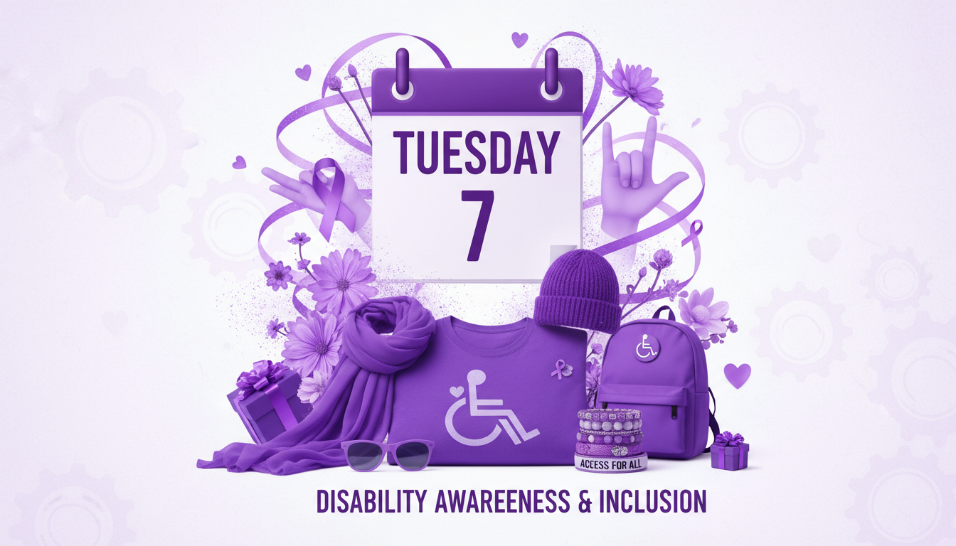 #PurpleTuesday illustration