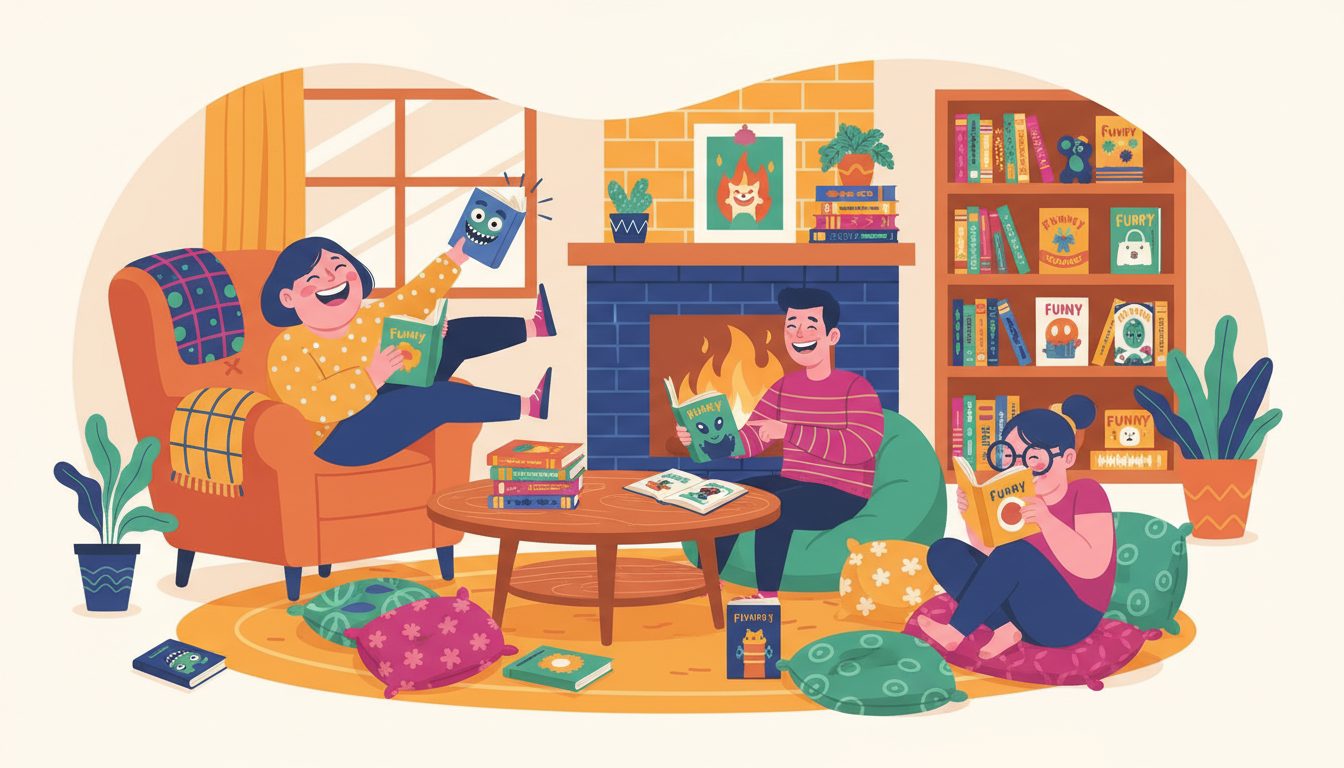 #ReadingIsFunnyDay illustration