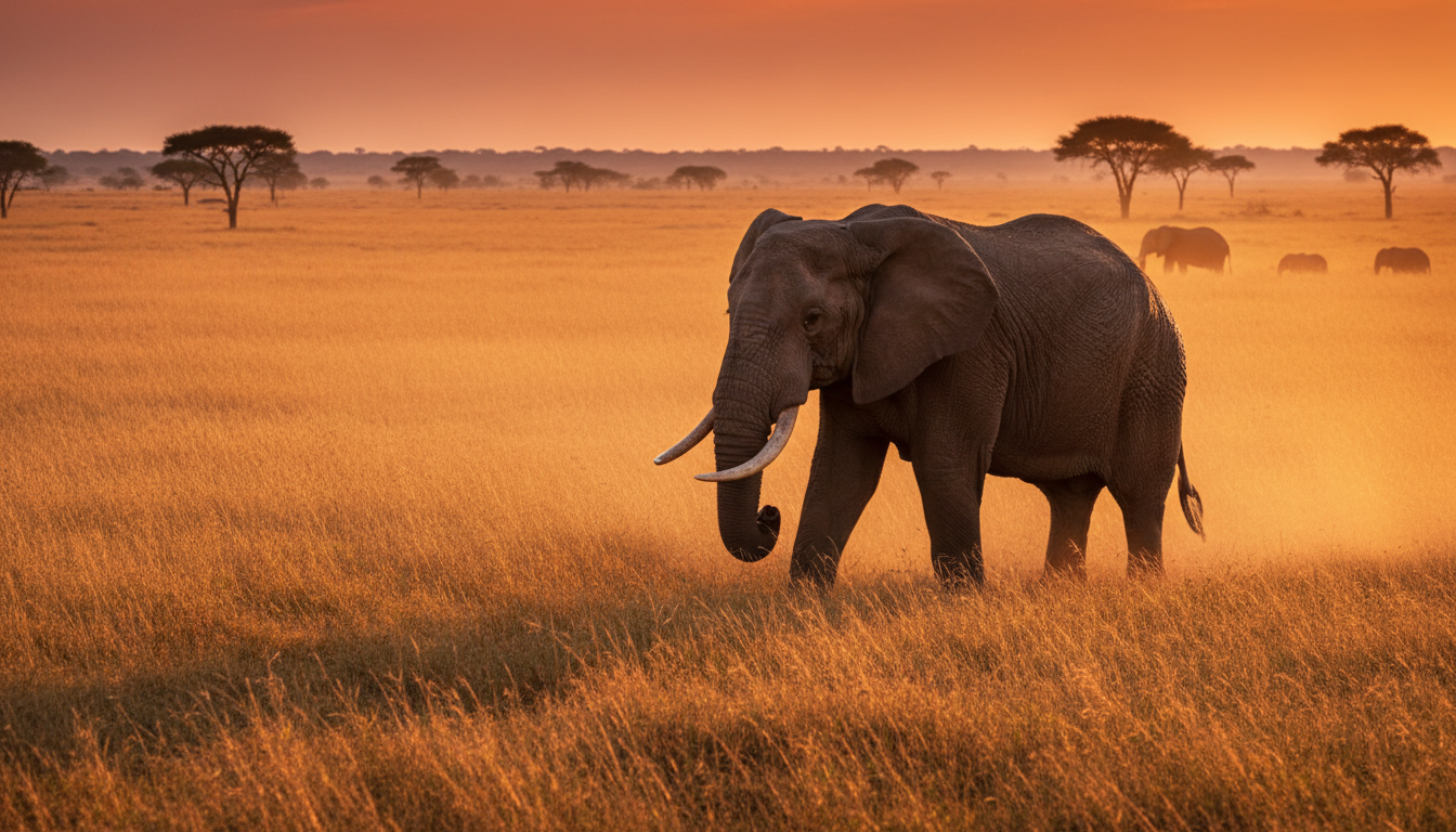 #SaveTheElephant illustration