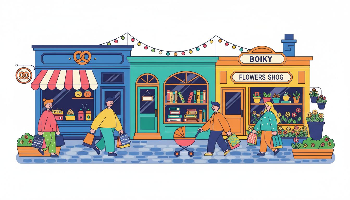 #ShopSmall illustration