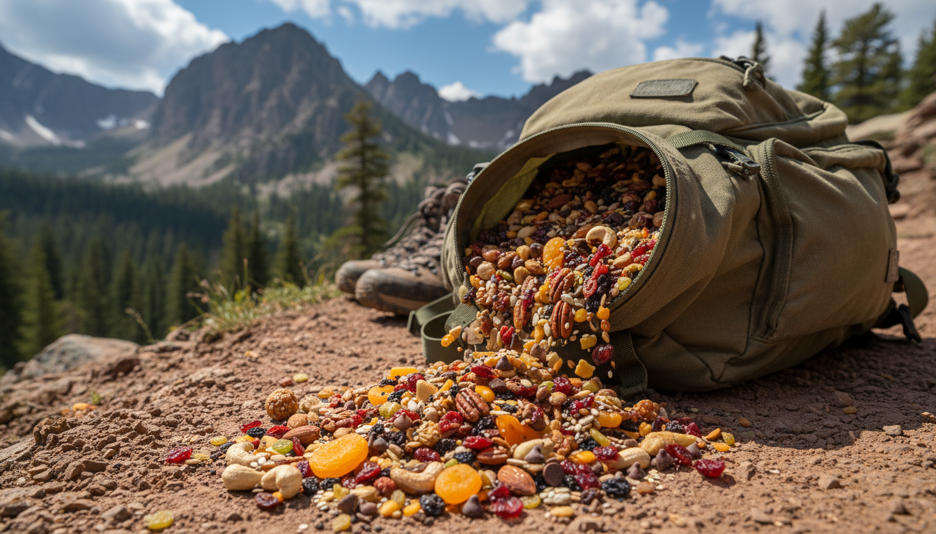 #NationalTrailMixDay illustration