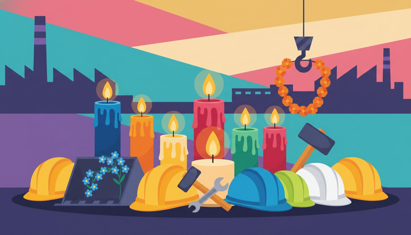 #InternationalWorkersMemorialDay illustration