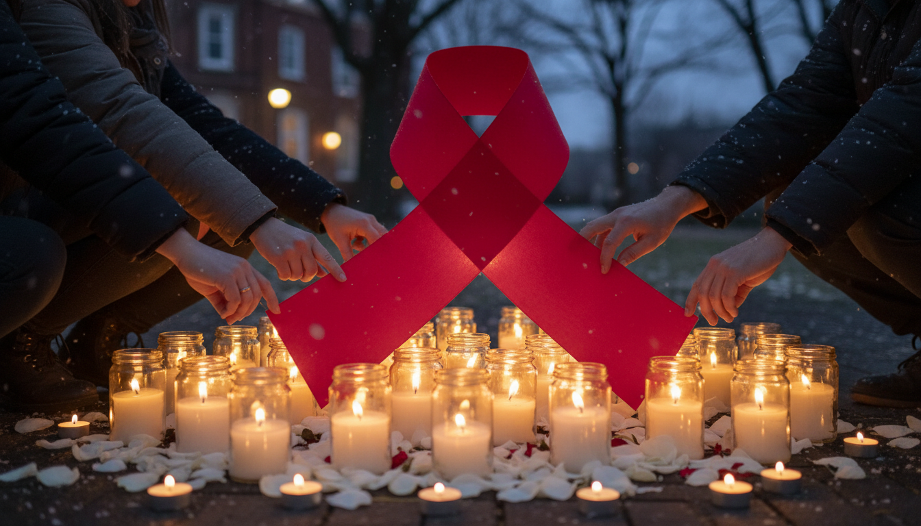 #WorldAIDSDay illustration