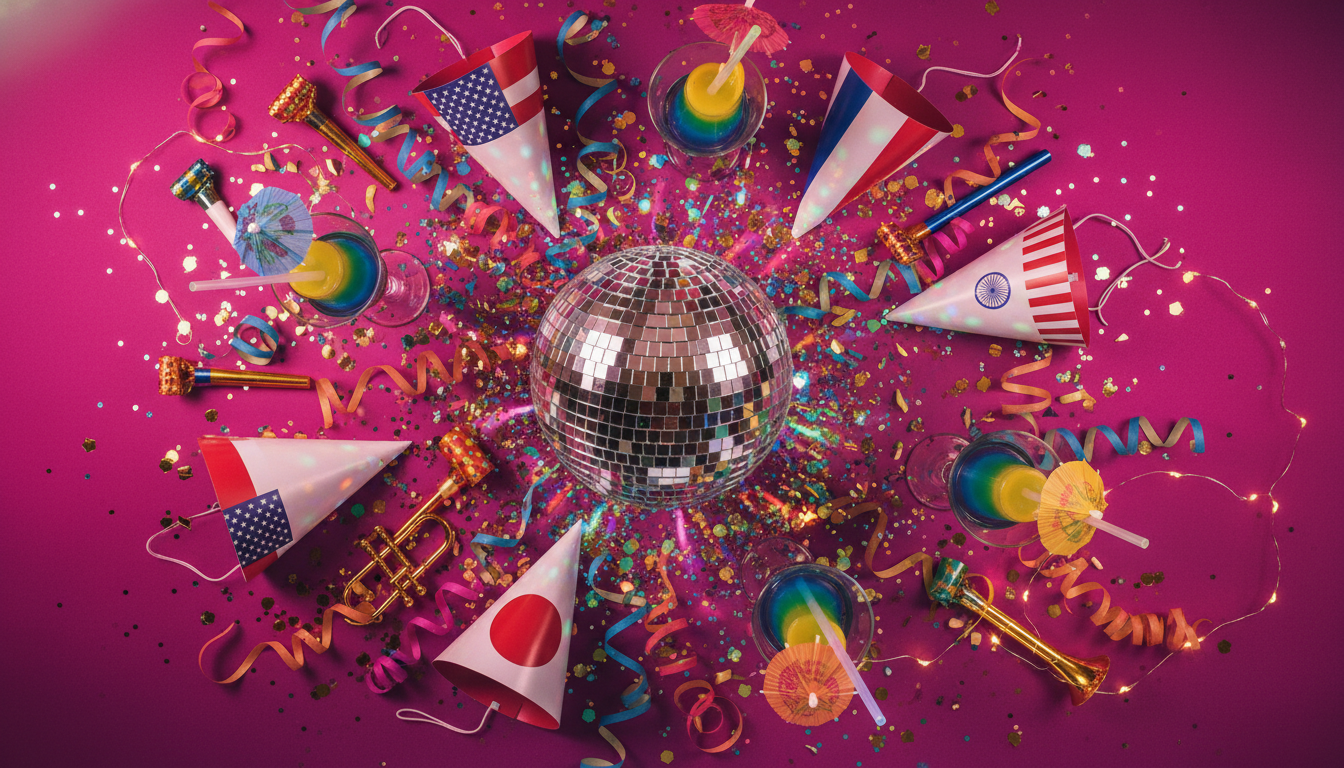 #WorldPartyDay illustration