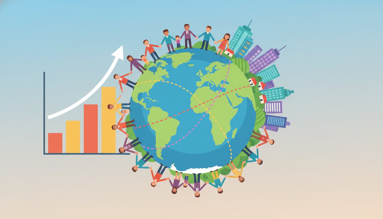 #WorldPopulationDay illustration