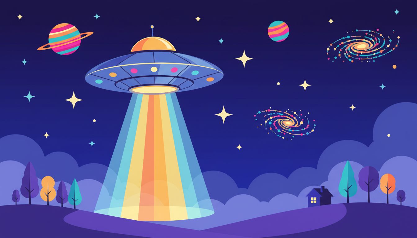 #UFODay illustration